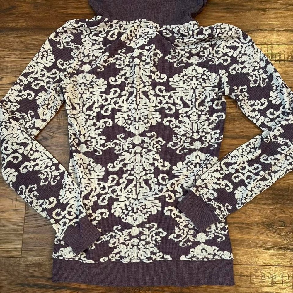 725 Orginals Purple Zip Up Hoodie Pockets Loungewear Indie Sleaaze Streetwear - Picture 8 of 8